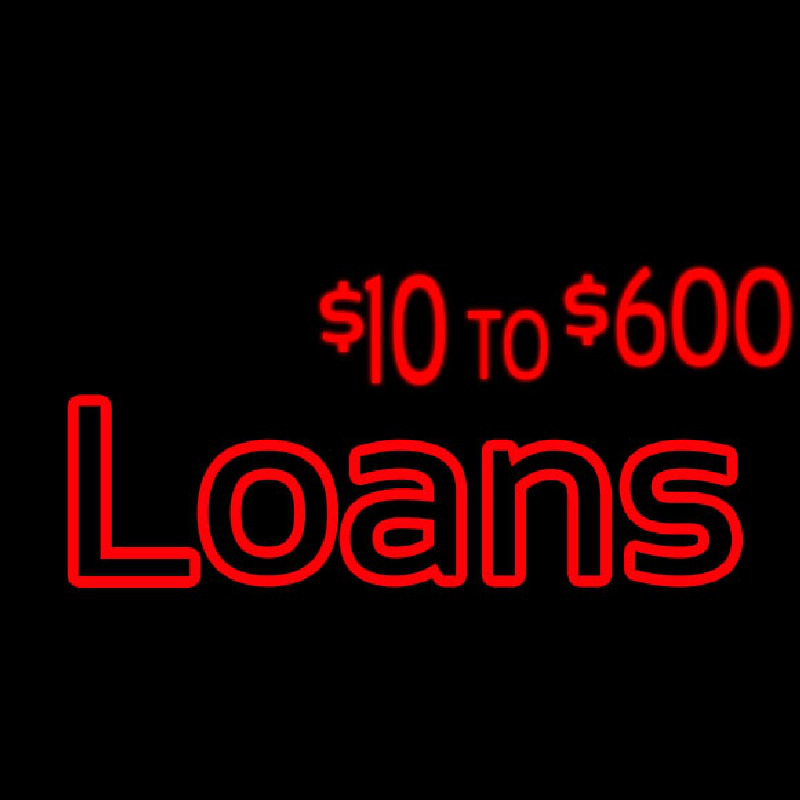 Loans Neon Sign