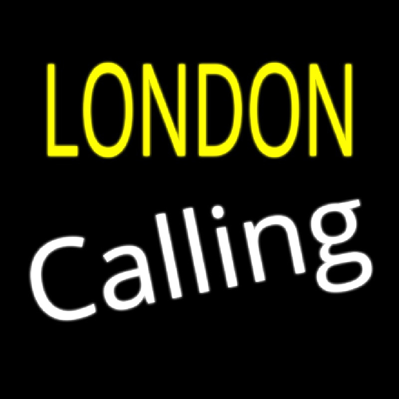 London Calling Neon Sign