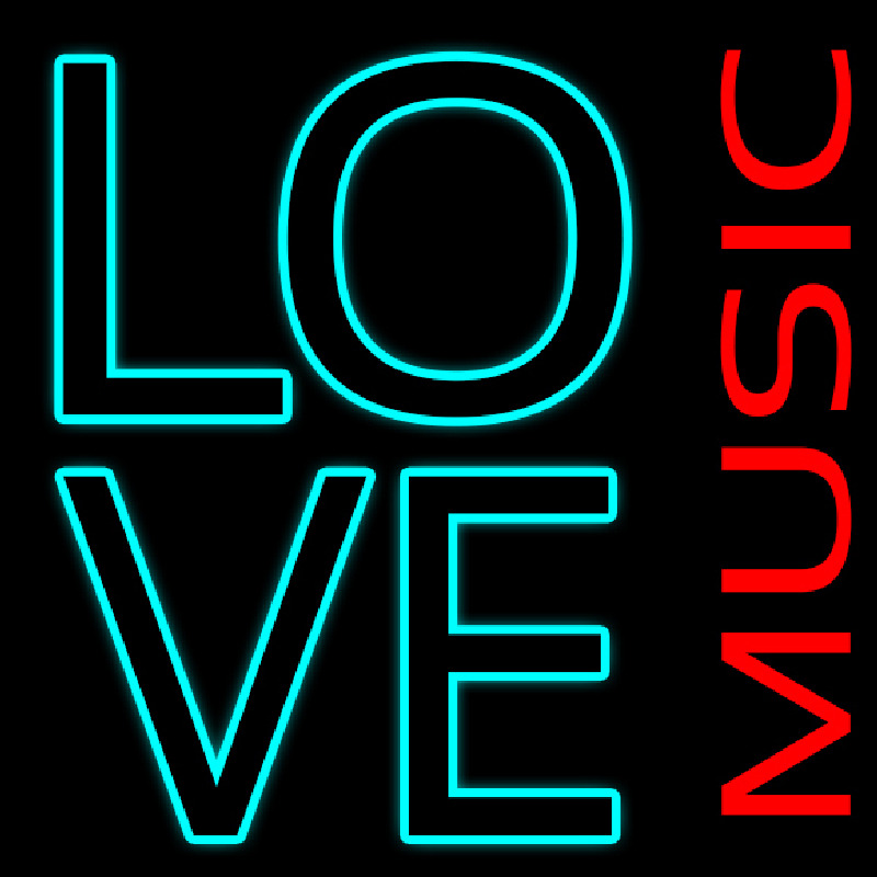 Love Music Neon Sign