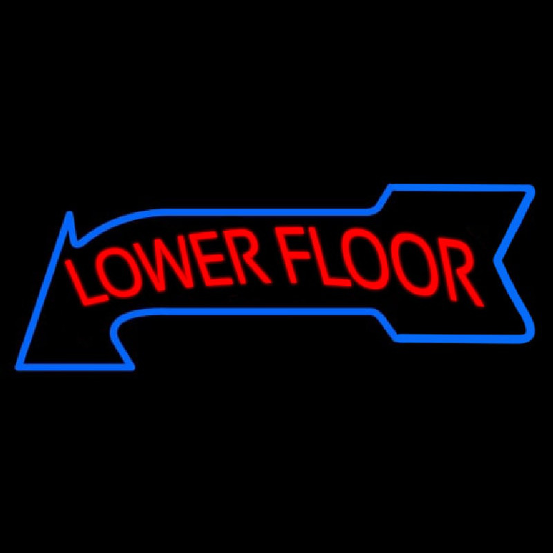 Lower Floor Neon Sign