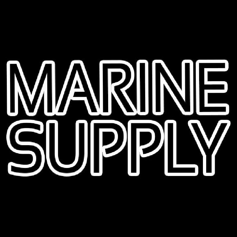 Marine Supply Neon Sign