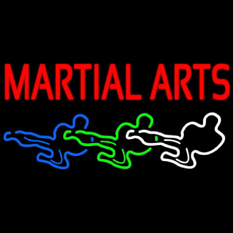 Martial Arts Neon Sign