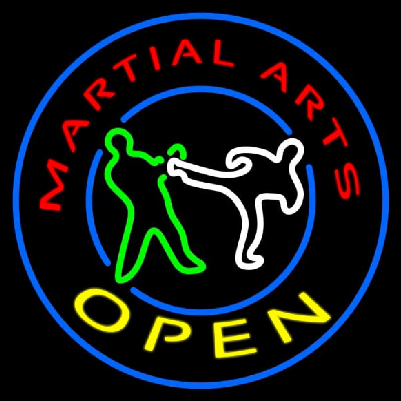 Martial Arts Neon Sign