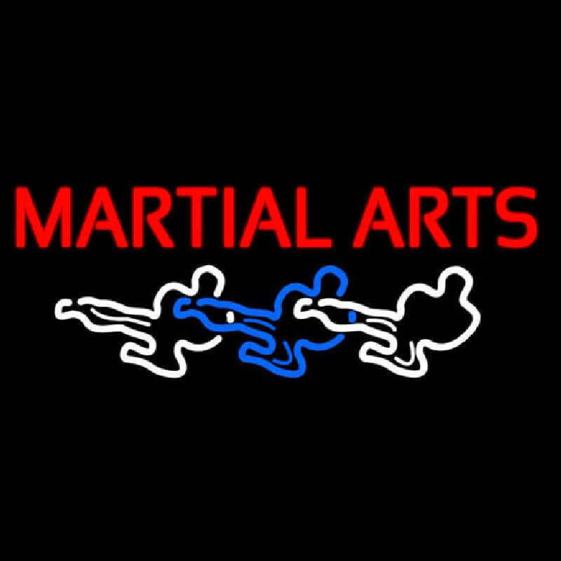 Martial Arts Neon Sign