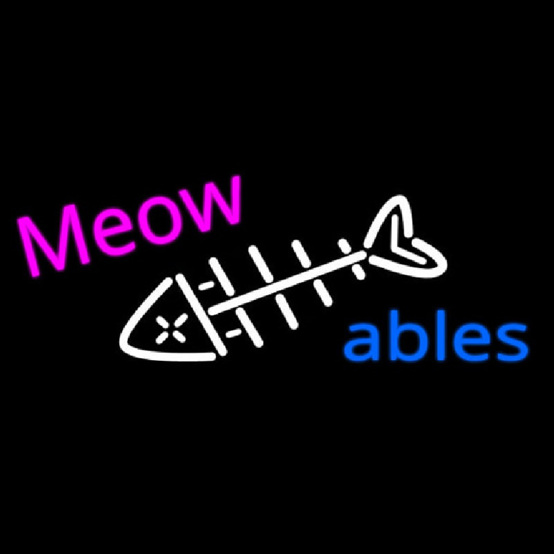 Meow Ables Neon Sign