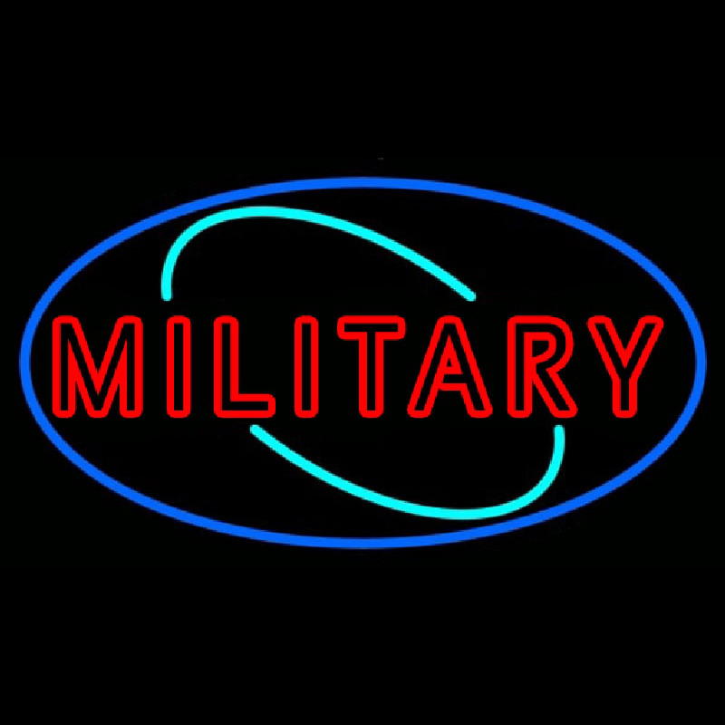 Military Neon Sign