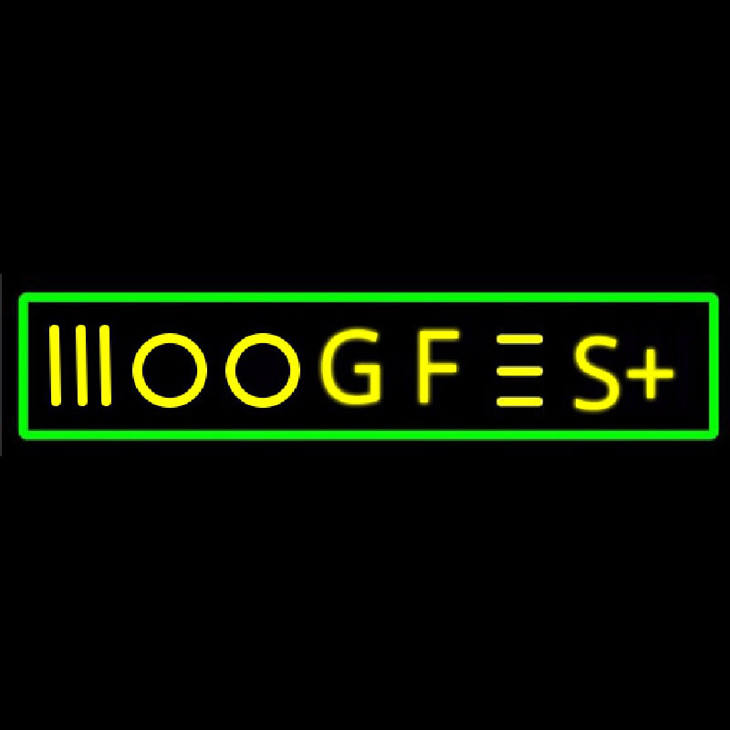 Moogfest 2014 Neon Sign