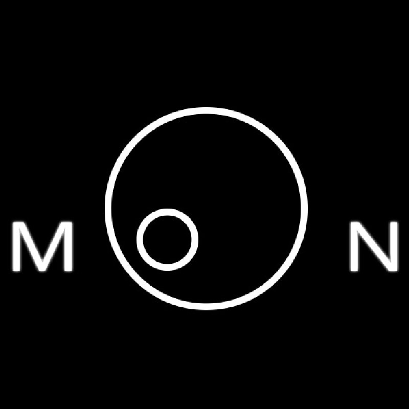 Moon Logo Neon Sign