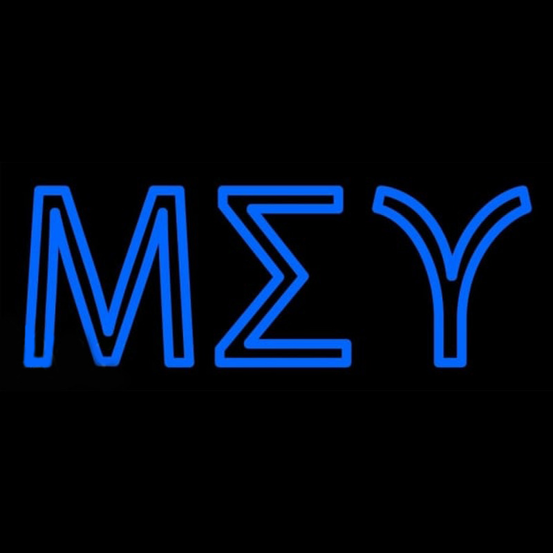 Mu Sigma Upsilon Neon Sign