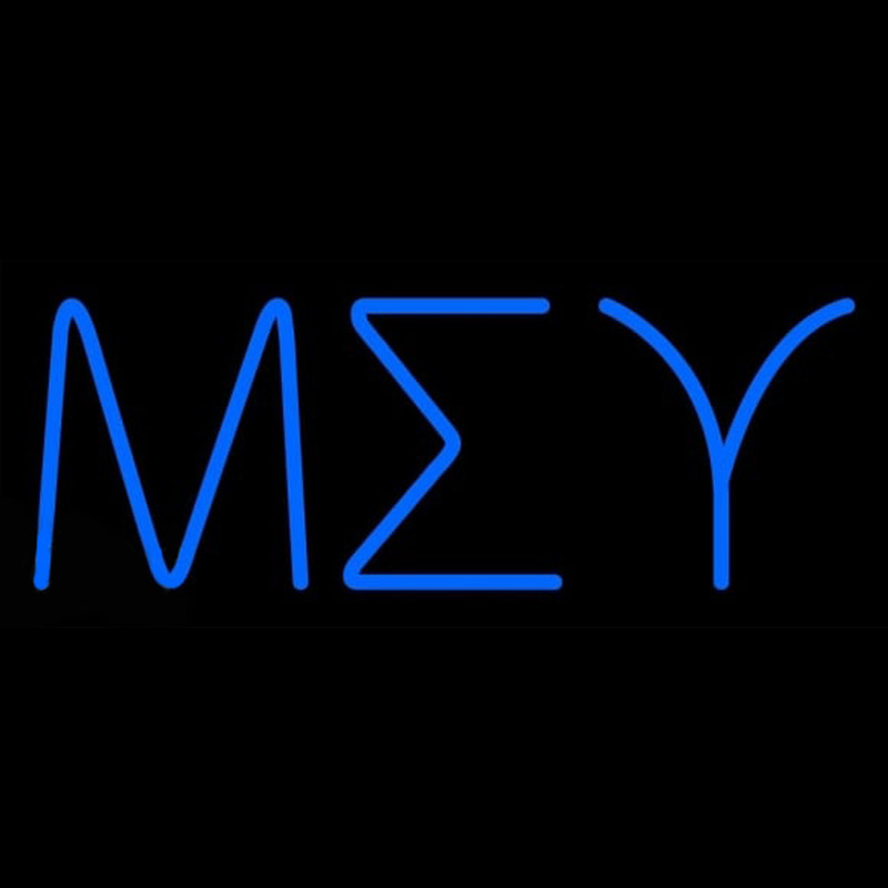 Mu Sigma Upsilon Neon Sign