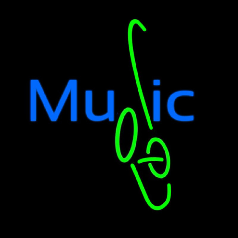 Music Sa ophone Neon Sign