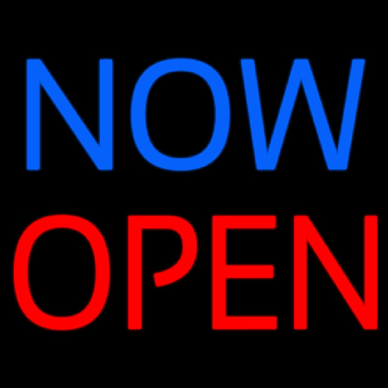 Now Open Neon Sign