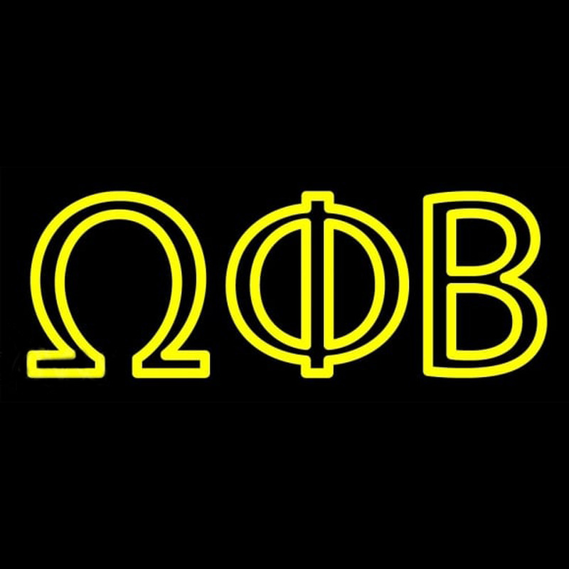 Omega Phi Beta Neon Sign