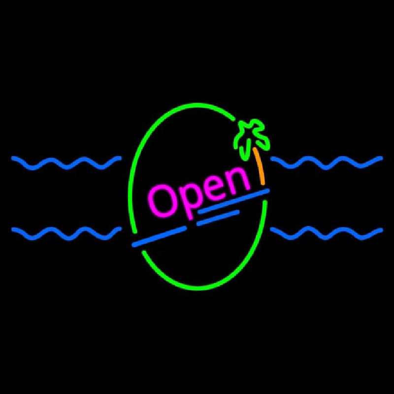 Open Neon Sign