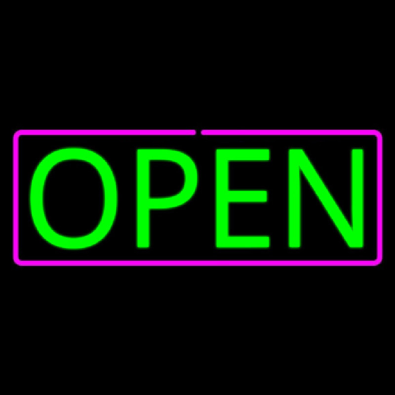 Open Neon Sign