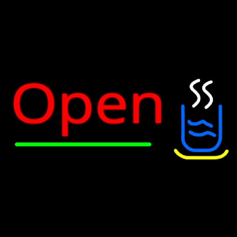 Open Neon Sign