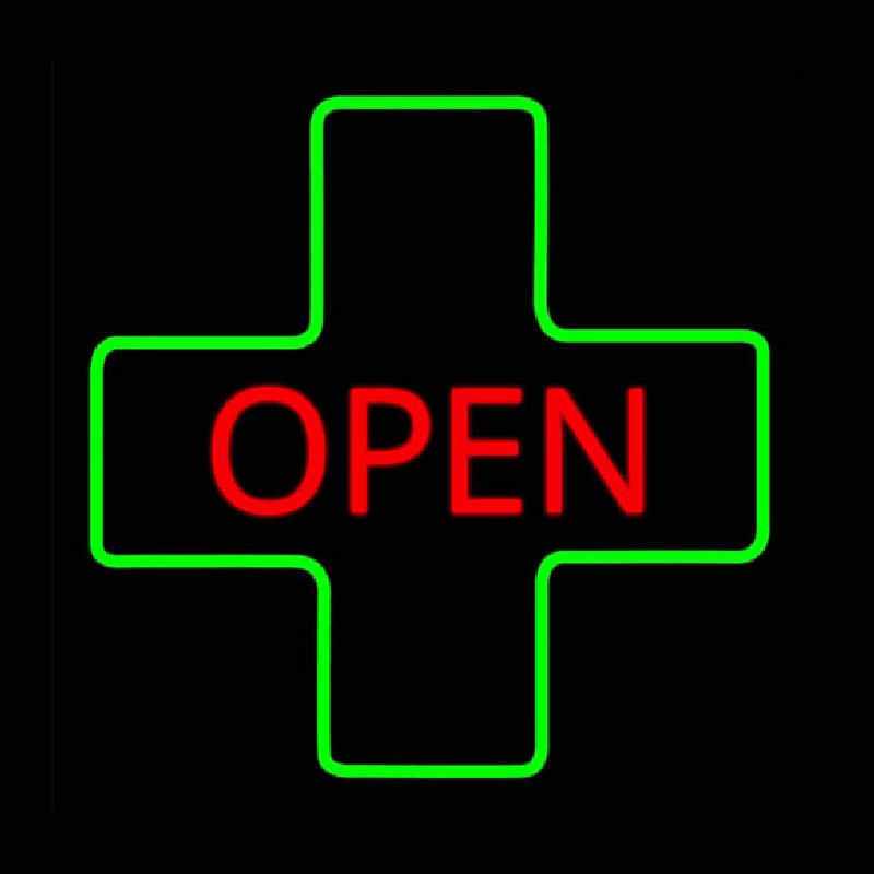 Open Neon Sign