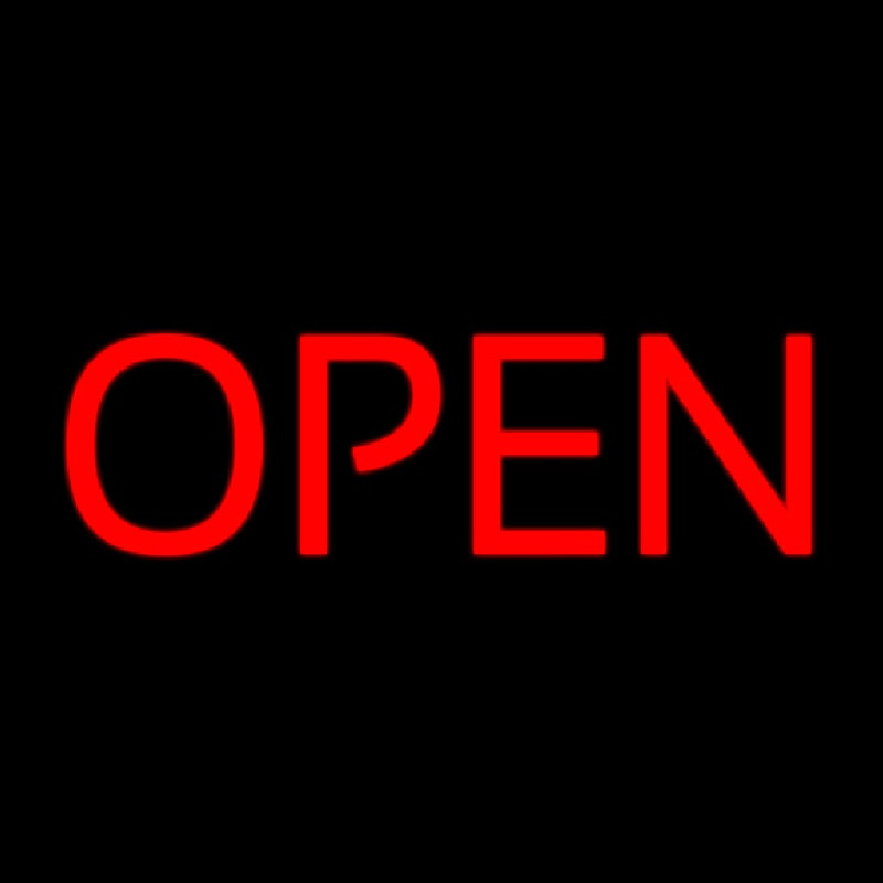 Open No Border Neon Sign