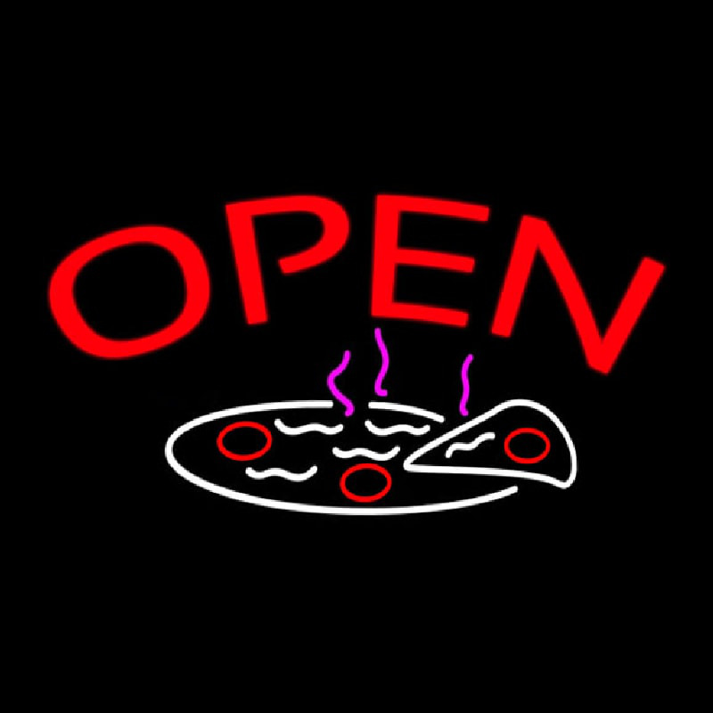 Open Pizza Neon Sign