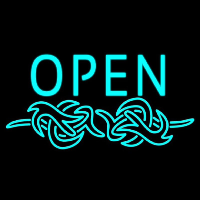 Open Tattoo Lgoo Neon Sign