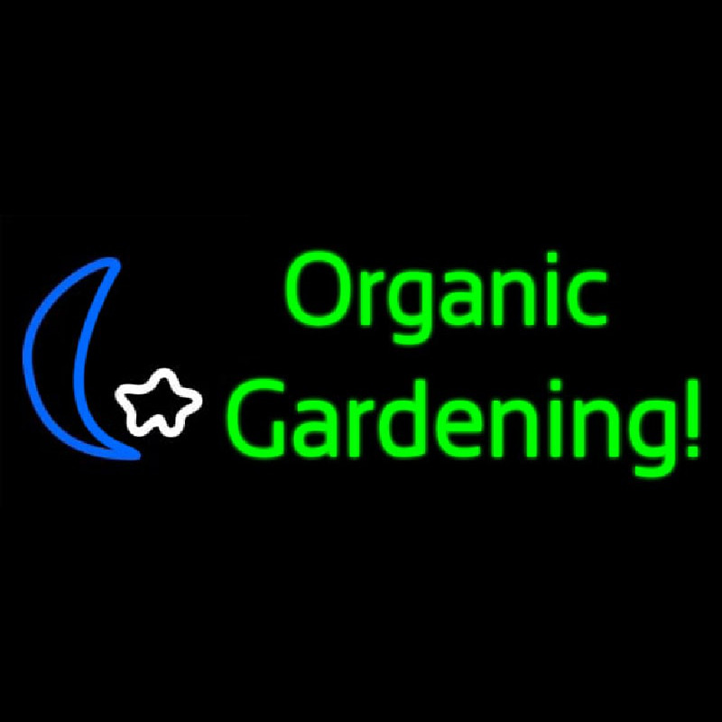 Organic Gardening Neon Sign