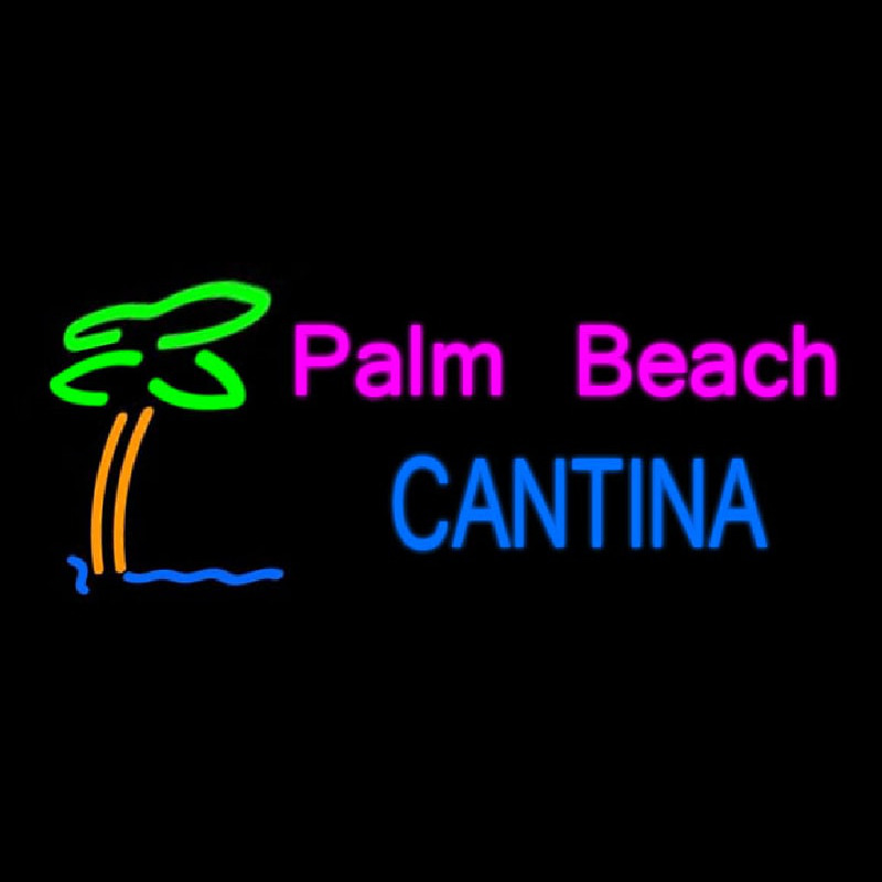 Palm Beach Cantina Neon Sign