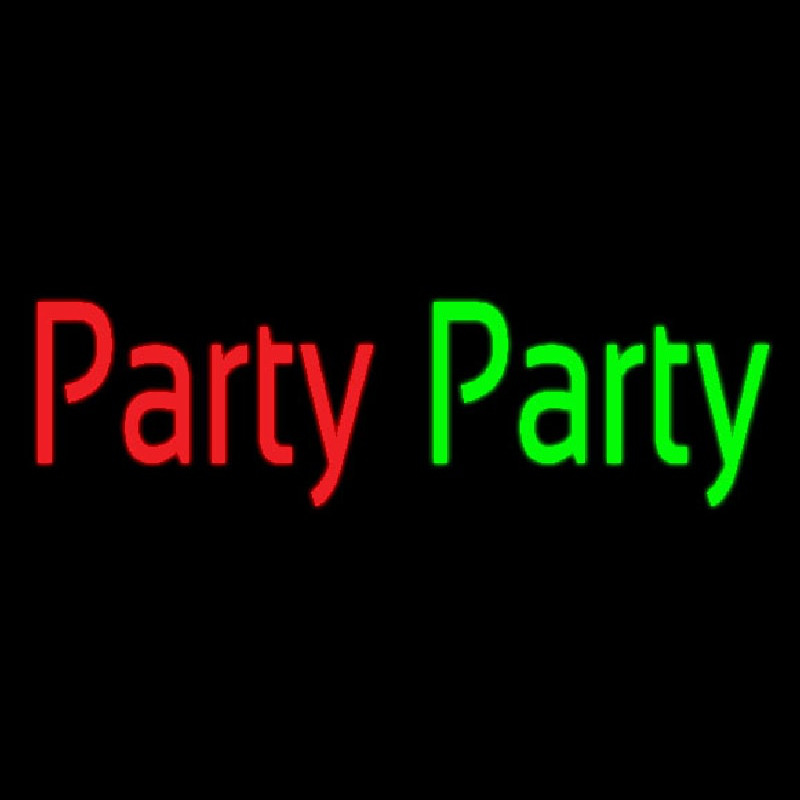 Party Party Neon Sign