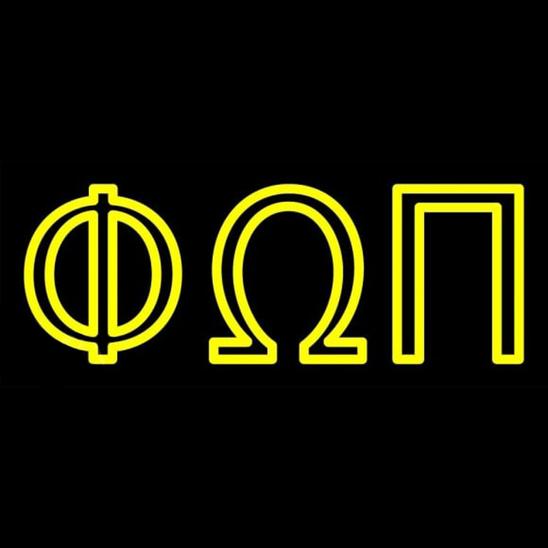 Phi Omega Pi Neon Sign