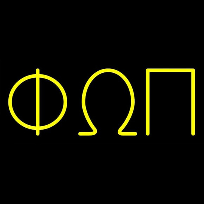 Phi Omega Pi Neon Sign