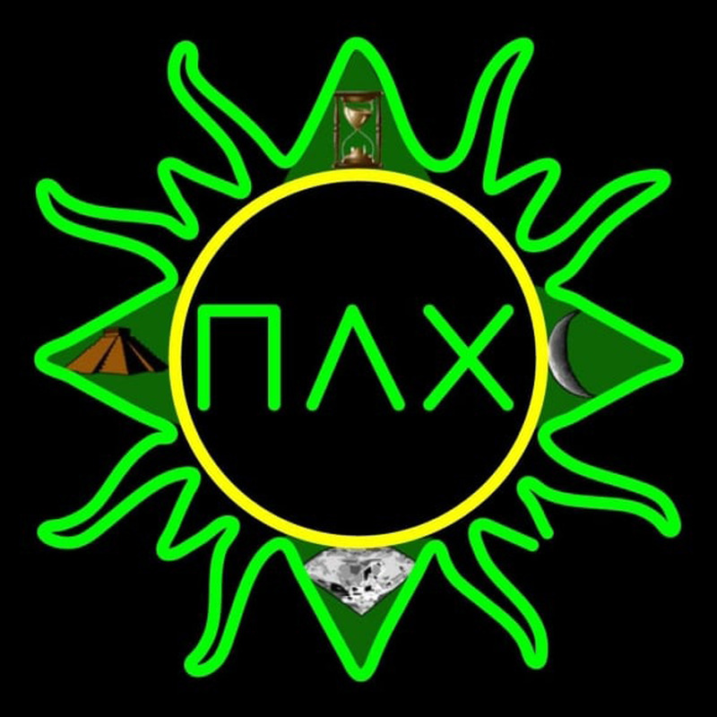 Pi Lambda Chi Latina Greek Logo Neon Sign