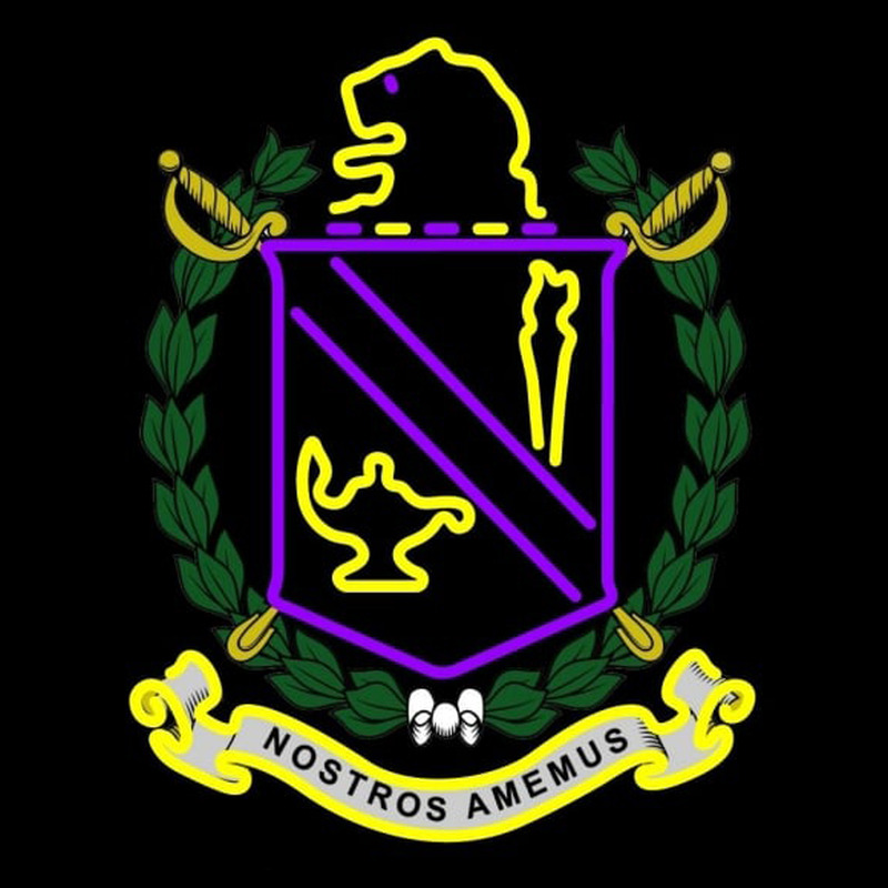 Pi Lambda Phi Chapters Logo Neon Sign