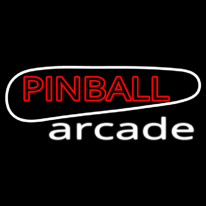 Pinball Arcade Neon Sign