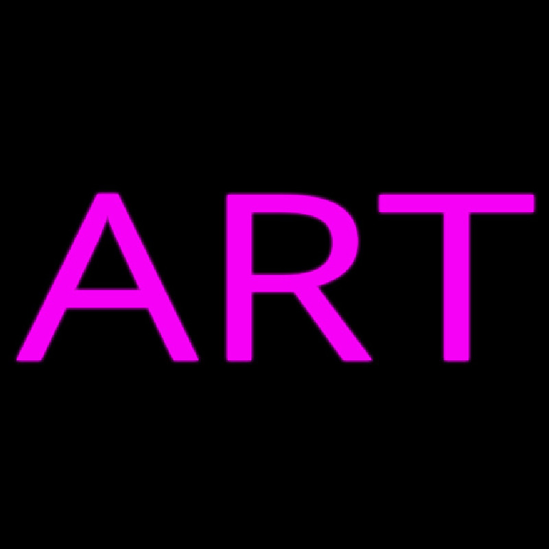 Pink Art Neon Sign