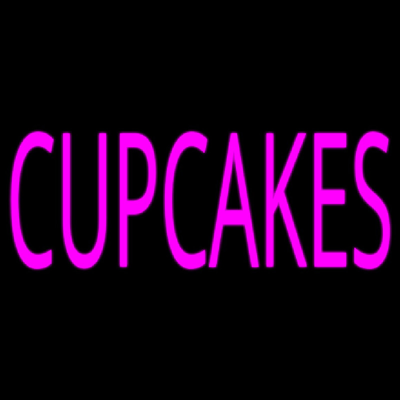 Pink Cupcakes Neon Sign