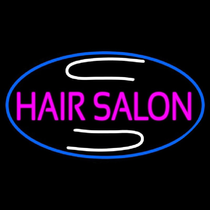 Pink Hair Salon Neon Sign