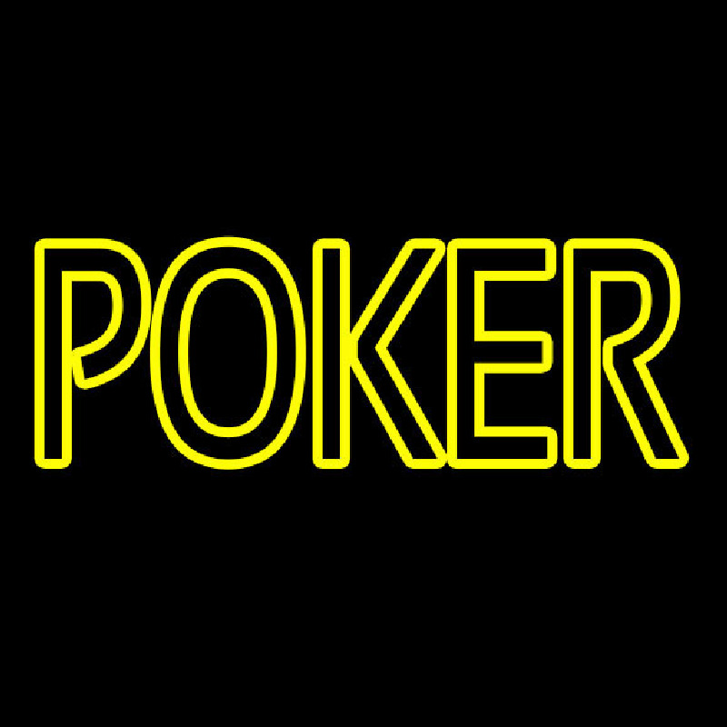 Poker Neon Sign