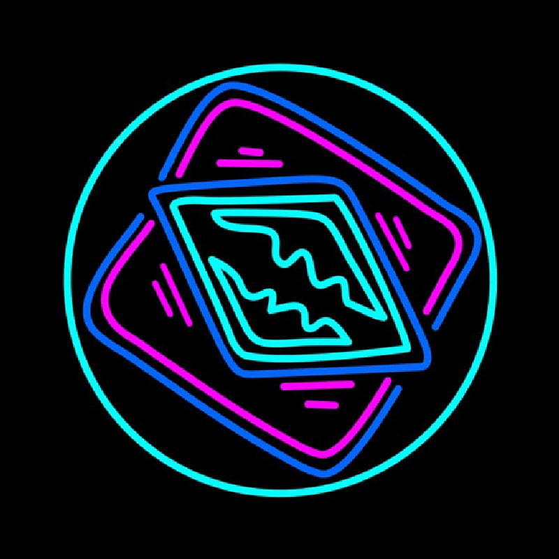 Poker Redand Icon 2 Neon Sign