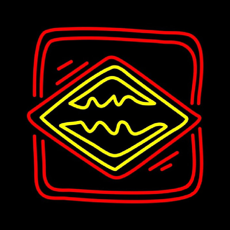 Poker Redand Icon Neon Sign