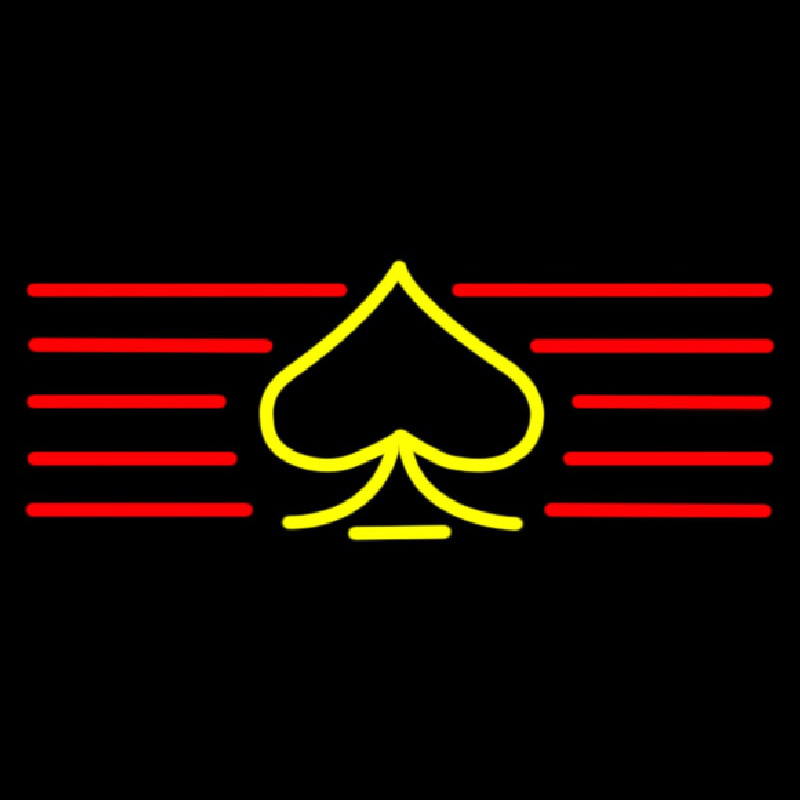 Poker Symbol 3 Neon Sign