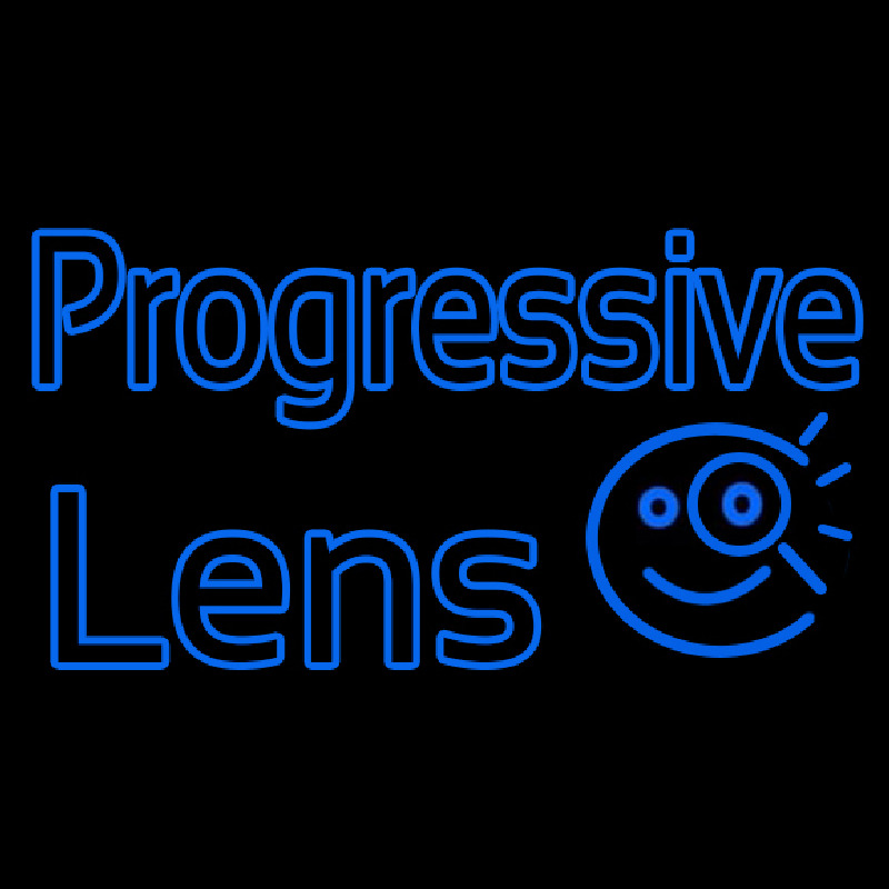 Progressive Lens Neon Sign