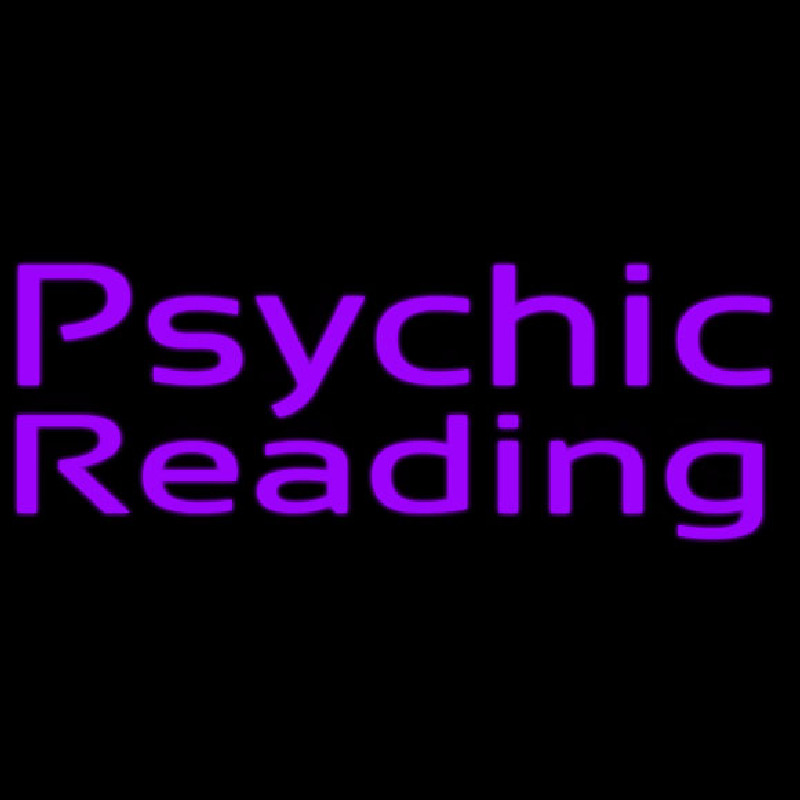 Purple Psychic Reading Neon Sign