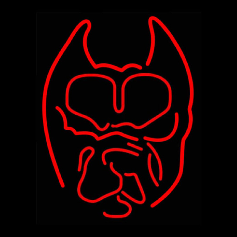 Red Devil Logo Neon Sign