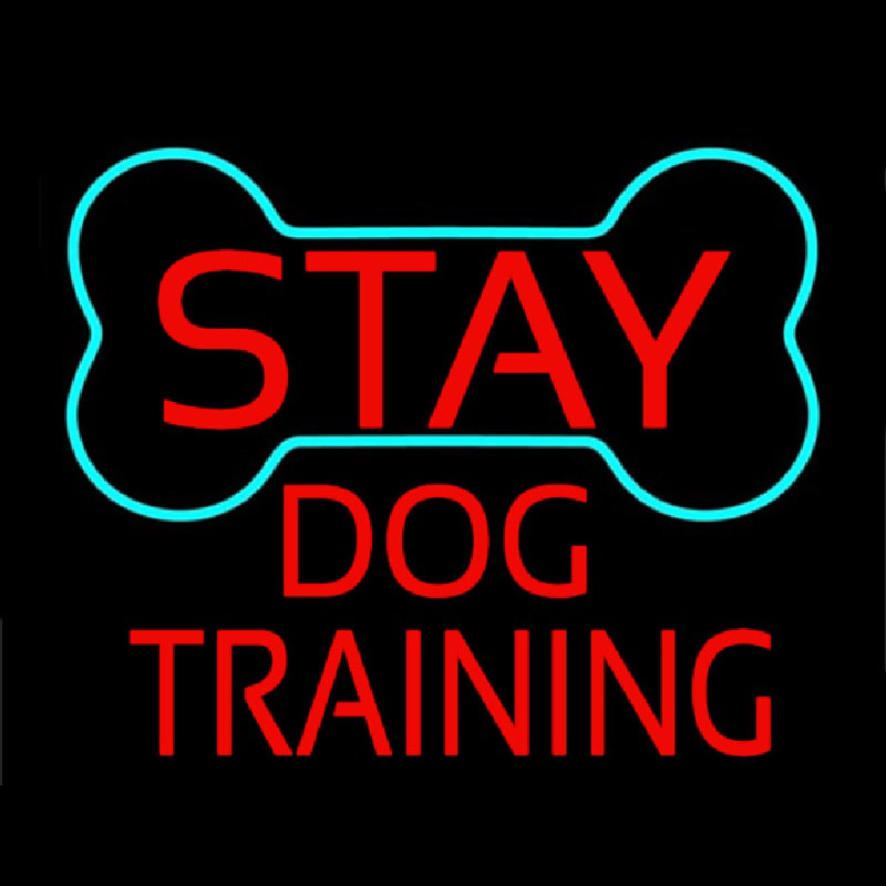 Red Dog Training Block 1 Neon Sign