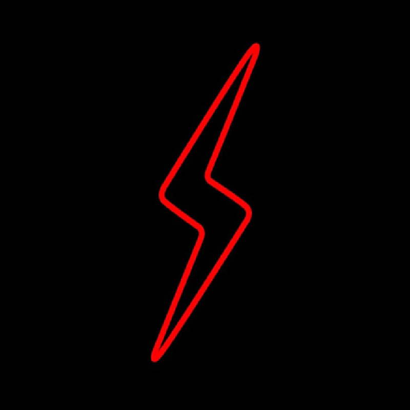 Red Flash Neon Sign