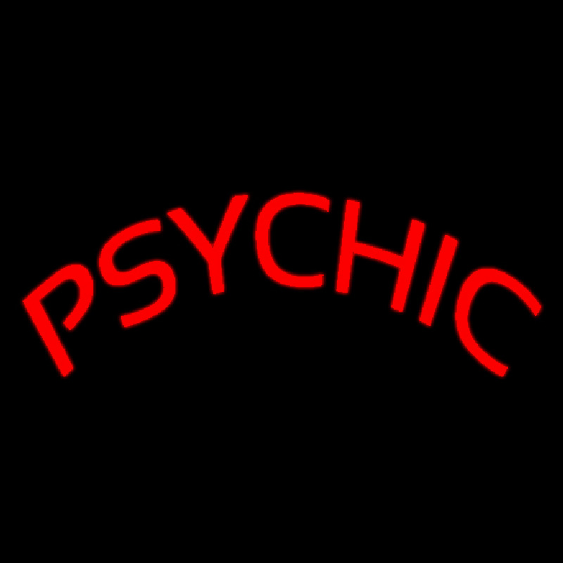 Red Psychic Neon Sign