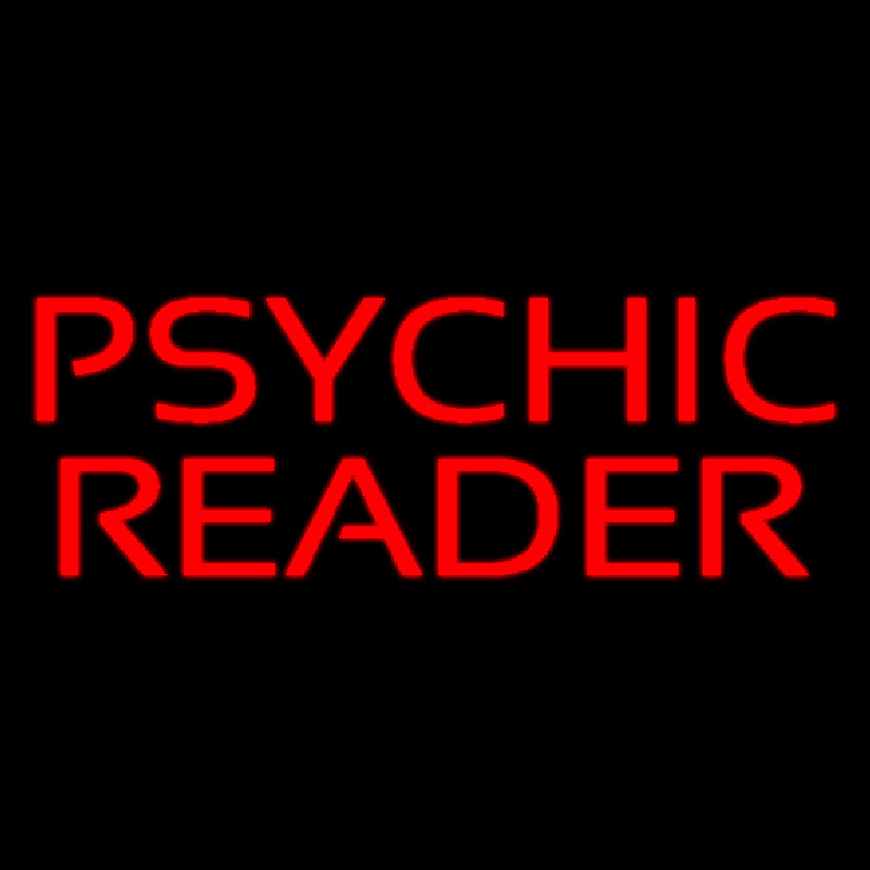 Red Psychic Reader Neon Sign