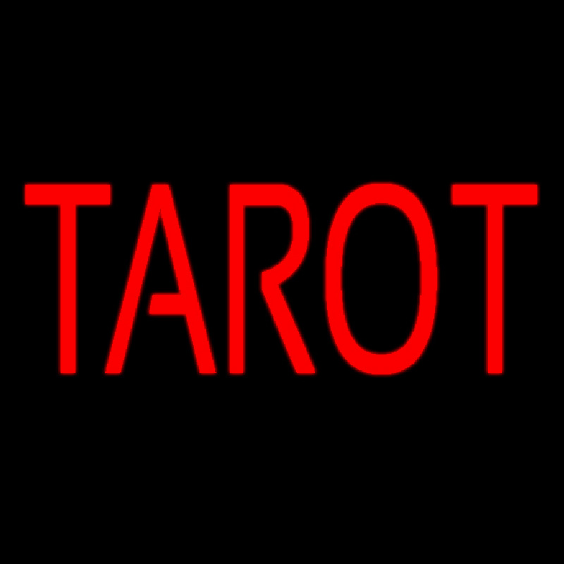 Red Tarot Neon Sign