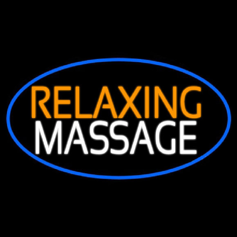 Rela ing Massage Neon Sign