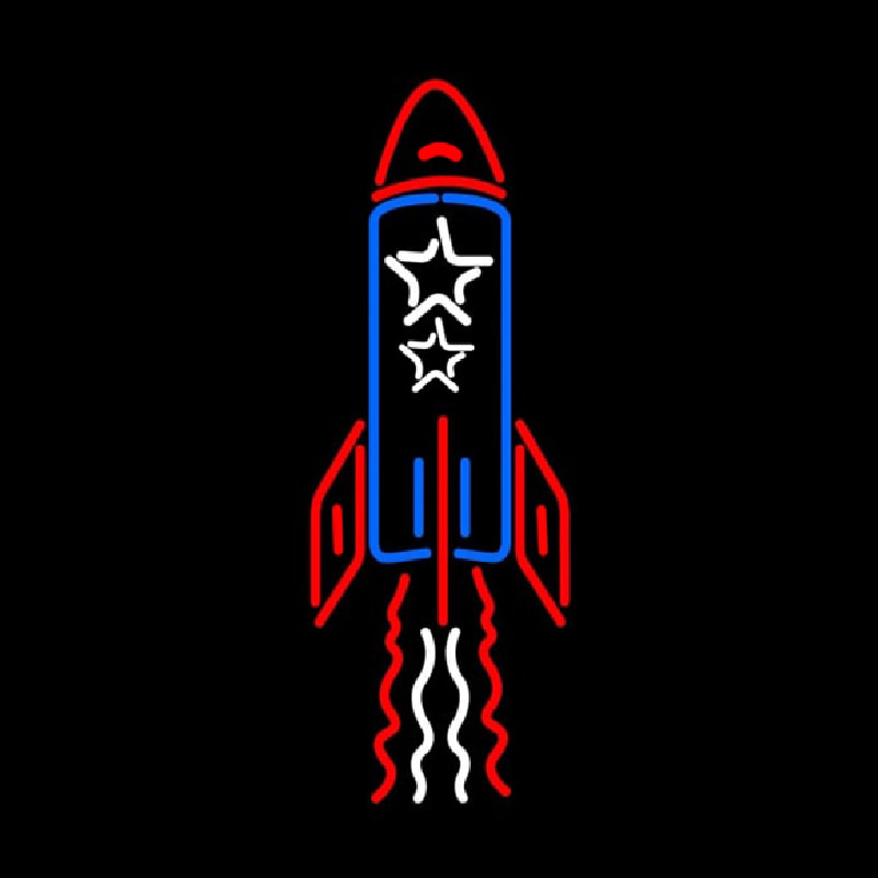 Rocket Neon Sign