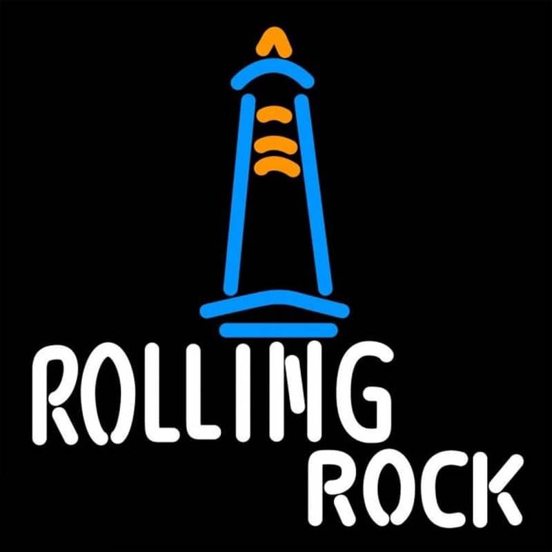 Rolling Rock Lighthouse Lounge Beer Sign Neon Sign